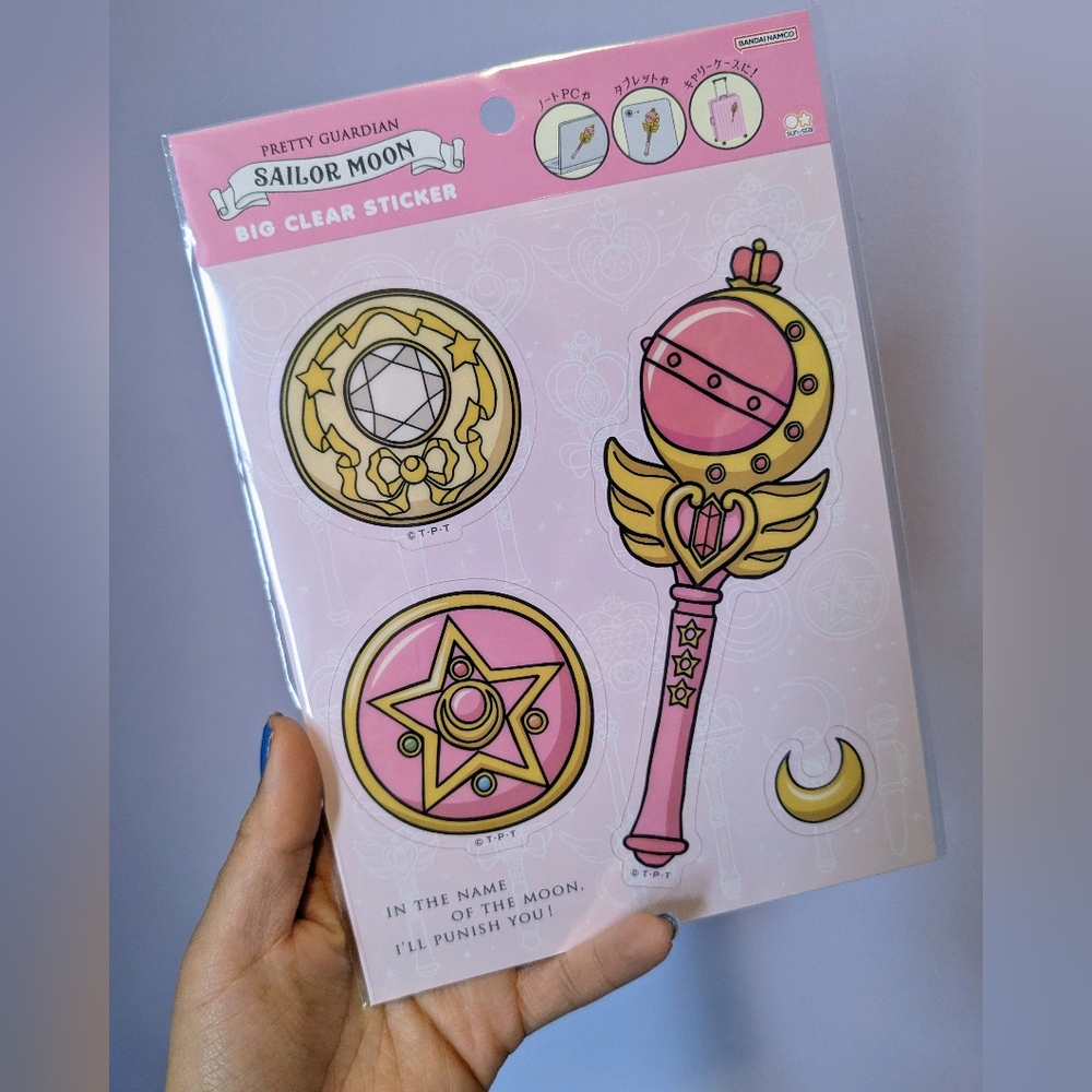 Sailor Moon clear stickers